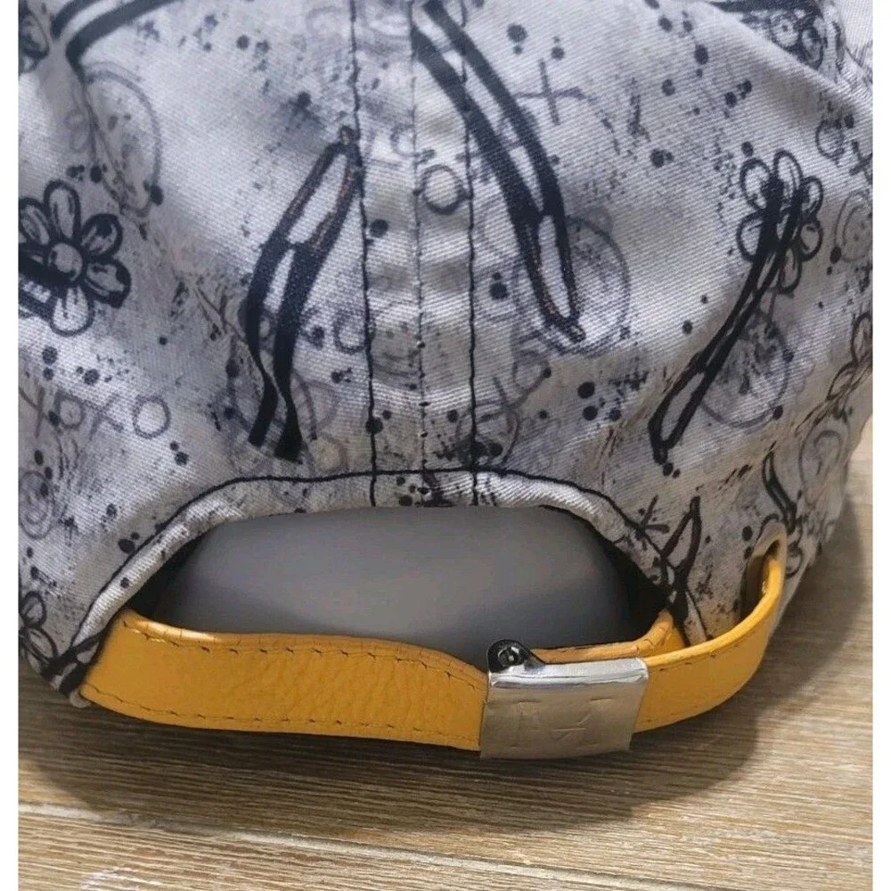Mario Hernandez Amor Hat Black White Yellow Leather Band Colombia Authentic